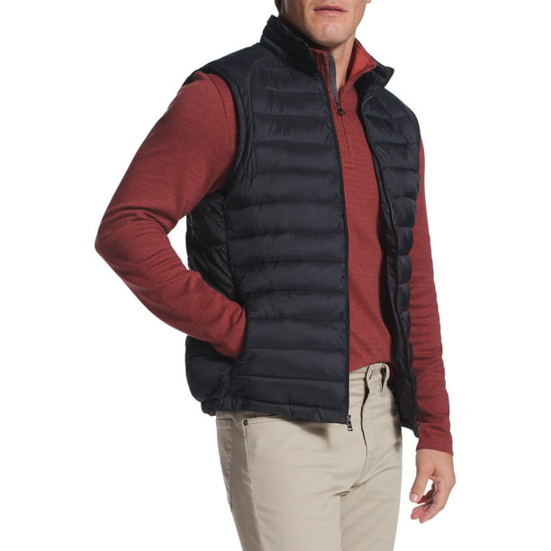 Chaps Mens Big and Tall Packable Quilted Jacket 